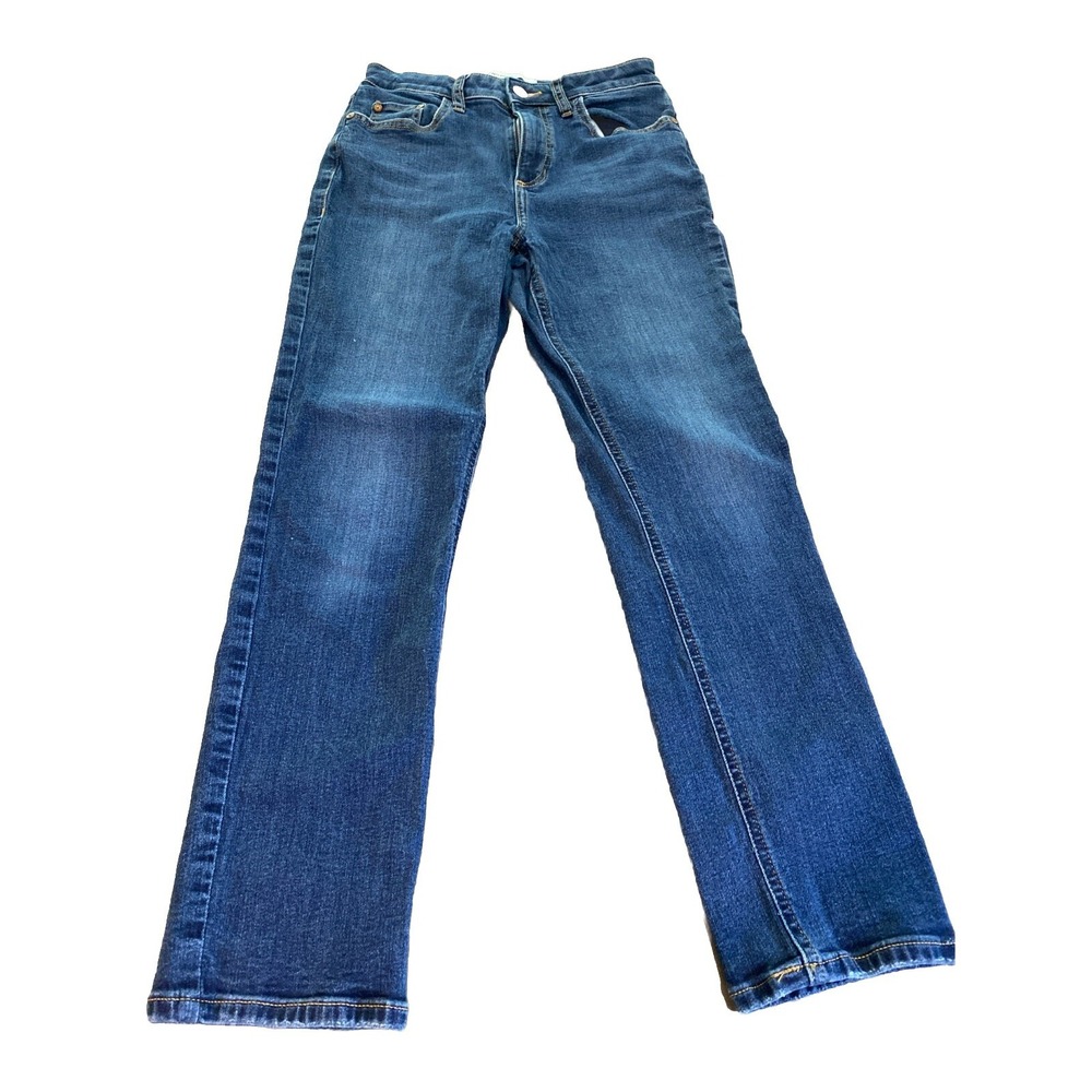 Elizabeth and James Jeans Women's Size 6 High Rise Stovepipe Med Wash Straight